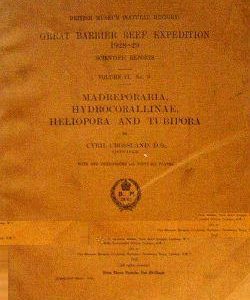Great Barrier Reef Expedition 1928-29. Vol VI, No3